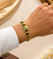 Allahu Magnetic Bracelet (Golden)